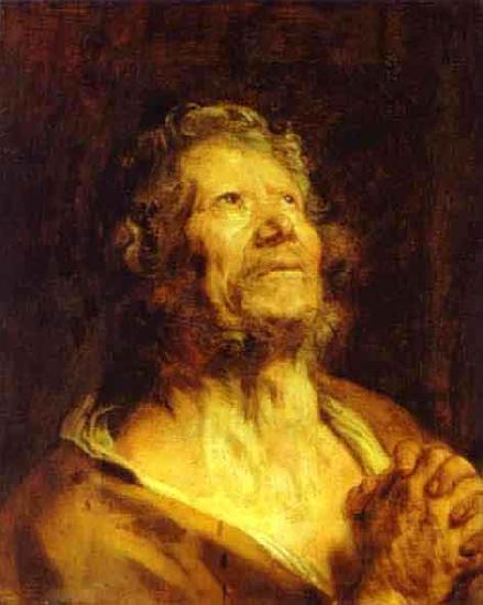 Anthony Van Dyck An Apostle with Folded Hands oil painting image